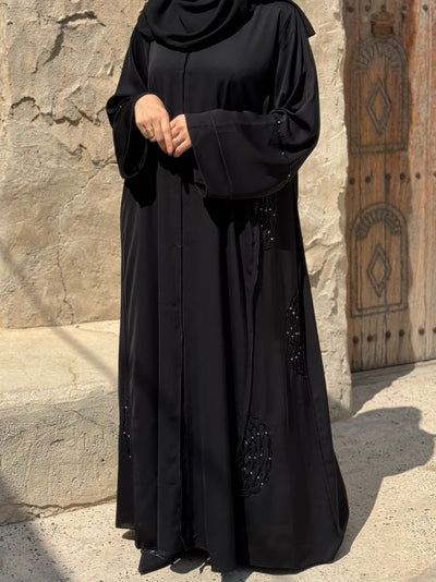 ABAYA Dubai avec perlage noir