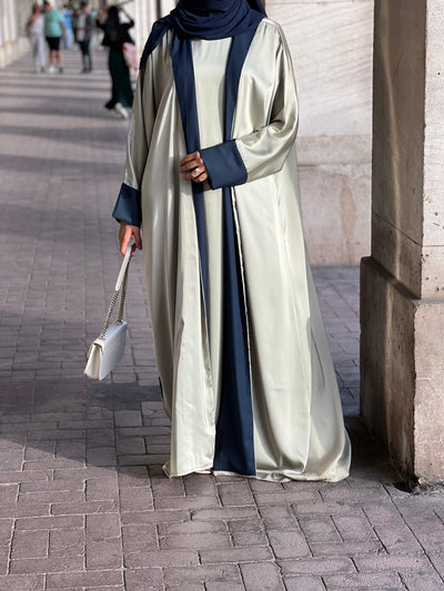 ABAYA seule - Vert & bleu